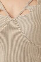 Solene Cut-Out Ribbed Top